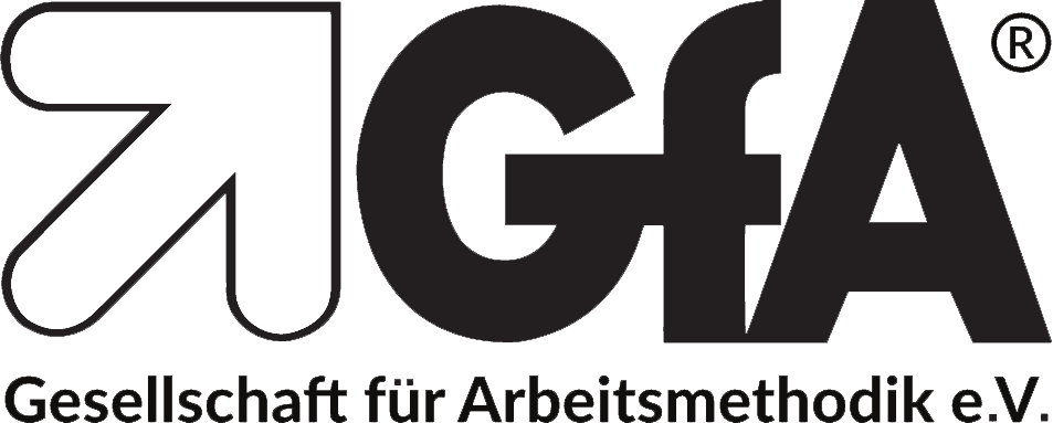 GfA - Logo transparent, Gesellschaft für Arbeitsmethodik e.V.