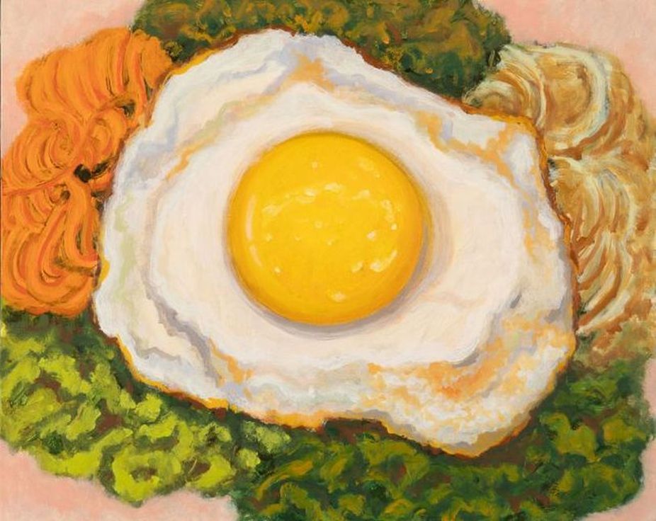 So-Jin Kim_Spiegelei_24x30cm_Oel auf Holz_2024_