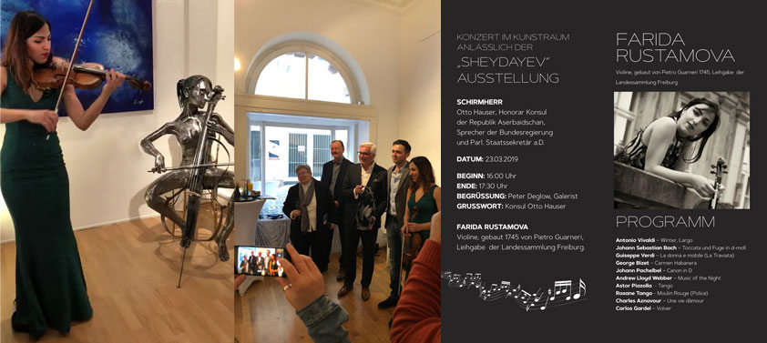 Impressionen zur Vernissage zur Ausstellung “Ilgar Sheydayev” in Baden-Baden