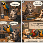 cartoon strip zum gfa stammtisch9 2026